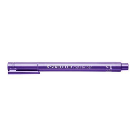 Marker Staedtler Metallic, okrągła końcówka, fioletowy