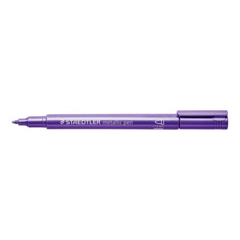 Marker Staedtler Metallic, okrągła końcówka, fioletowy - 2