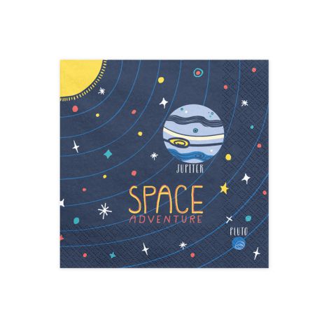 Serwetki Kosmos, 16,5 x 16,5 cm, 20 sztuk