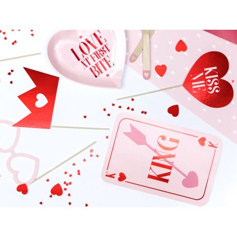 Gadżety do zdjęć Love is in the air, mix wzorów, 7 sztuk - 3
