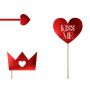 Gadżety do zdjęć Love is in the air, mix wzorów, 7 sztuk - 3