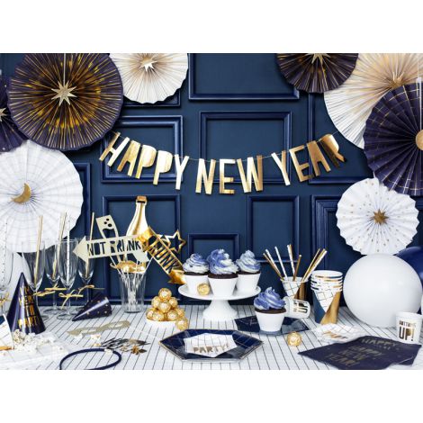 Gadżety do zdjęć Let's Celebrate, mix wzorów, złote, 8 sztuk - 5