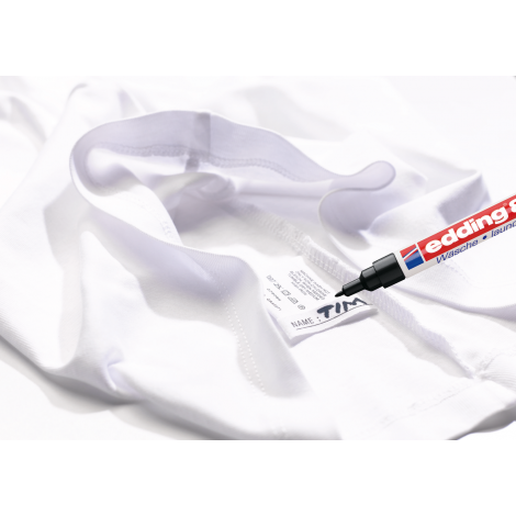 Marker do bielizny Edding 1.0mm Czarny - 4