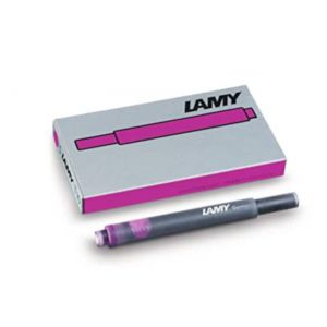 Naboje Lamy T10 5szt różowe
