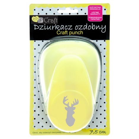 Dziurkacz ozdobny dpCraft 7,5cm Jeleń