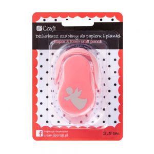Dziurkacz ozdobny dpCraft do papieru i pianki 2,5cm Aniołek