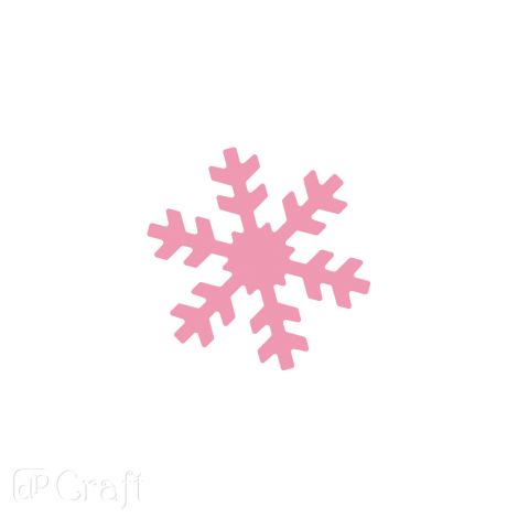Dziurkacz ozdobny dpCraft do papieru i pianki 2,5cm Śnieżynka 3 - 2