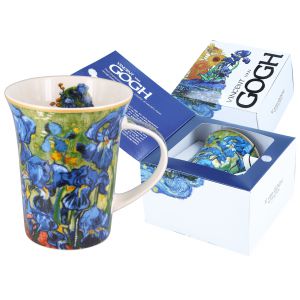 Kubek Carmani 350ml - V. van Gogh, Irysy