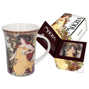 Kubek Carmani 350ml - A. Mucha, Cztery pory roku, Jesień