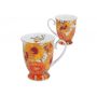 Komplet dwóch kubków w sercu Carmani 280ml - V. van Gogh, Słoneczniki - 3