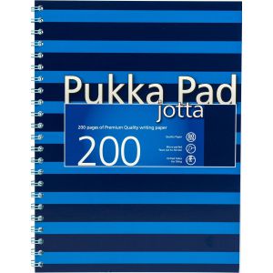 Kołozeszyt Pukka Pad Project Book Jotta Navy A4/100/80g kratka, niebieski