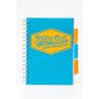 Kołozeszyt Pukka Pad Project Book Neon A5/100/80g kratka, niebieski - 3