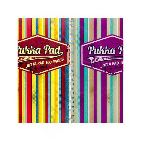 Kołozeszyt Pukka Pad Project Book Jotta Americano A5/160 kratka, żółty lub fioletowy
