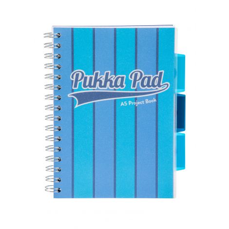 Kołozeszyt Pukka Pad Project Book Vogue A5/100/80g kratka, niebieski - 2