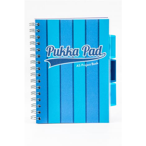 Kołozeszyt Pukka Pad Project Book Vogue A5/100/80g kratka, niebieski - 3