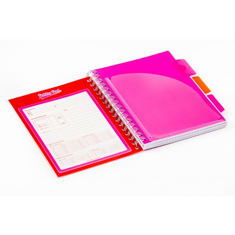 Kołozeszyt Pukka Pad Project Book Vogue A5/100/80g kratka, różowy - 3