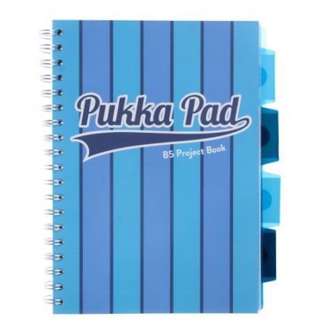 Kołozeszyt Pukka Pad Project Book Vogue B5/100/80g kratka, niebieski