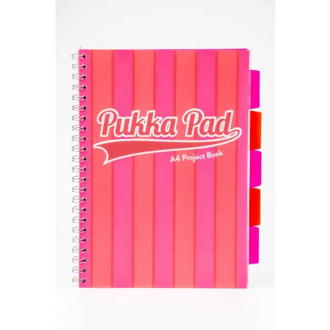 Kołozeszyt Pukka Pad Project Book Vogue A4/100/80g kratka, różowy - 3