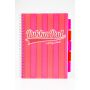 Kołozeszyt Pukka Pad Project Book Vogue A4/100/80g kratka, różowy - 4