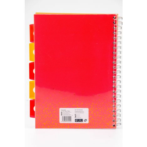 Kołozeszyt Pukka Pad Project Book Blush A4/100/80g kratka, koralowy - 3