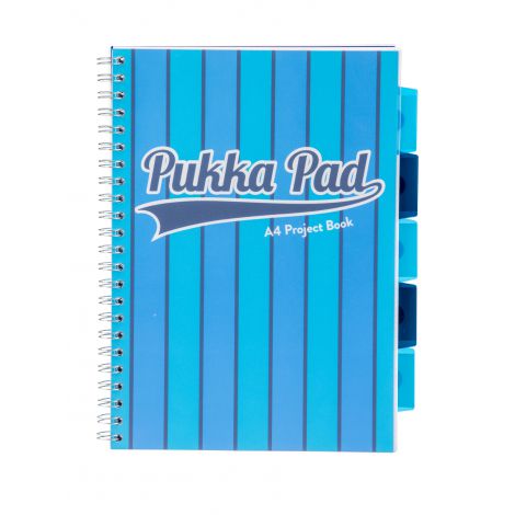 Kołozeszyt Pukka Pad Project Book Vogue A4/100/80g kratka, niebieski - 2
