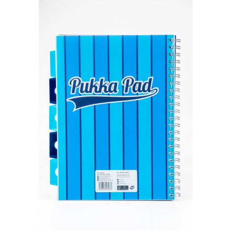 Kołozeszyt Pukka Pad Project Book Vogue A4/100/80g kratka, niebieski - 3