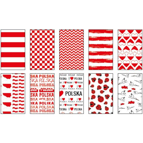Blok z motywami Happy Color Polska A4/10/80g - 2