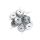 Zawieszki do bombek dpCraft 18mm Srebrne, 10szt