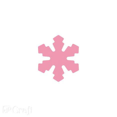 Dziurkacz ozdobny dpCraft do papieru i pianki 1,6cm Śnieżynka 2 - 2