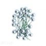 Kulki druciane dpCraft Owoce Ostrokrzewu 12mm, Srebrne, 24szt - 2