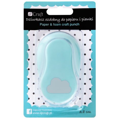 Dziurkacz ozdobny dpCraft do papieru i pianki 3,8cm Chmurka