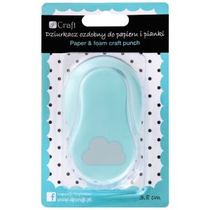 Dziurkacz ozdobny dpCraft do papieru i pianki 3,8cm Chmurka