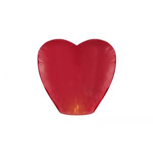 Lampion Serce, czerwony, 33 x 83 x 90cm