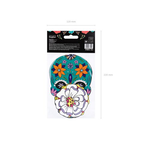 Girlanda Dia de Los Muertos - Maski, 1,2m - 6