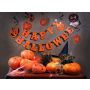 Baner Happy Halloween, 13 x 210cm, pomarańczowy - 3