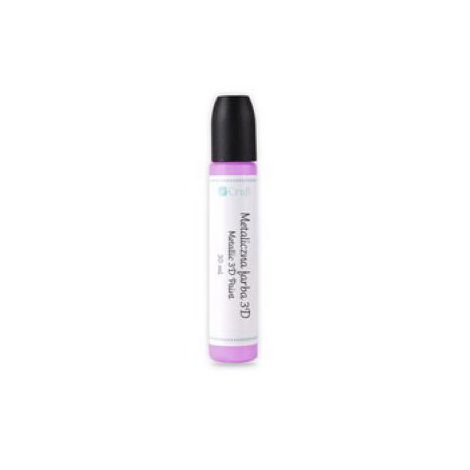 Farba 3D dpCraft metaliczna 30ml, Rose Shimmer
