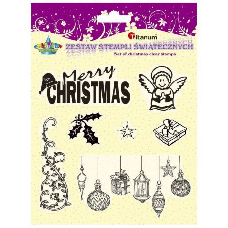 Stemple silikonowe Titanum Metty Christmas, 7szt
