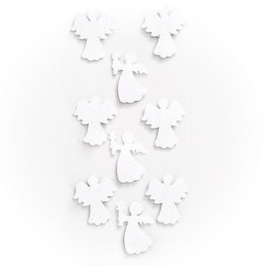Naklejki dpCraft 3D Brokat Aniołki, 9szt