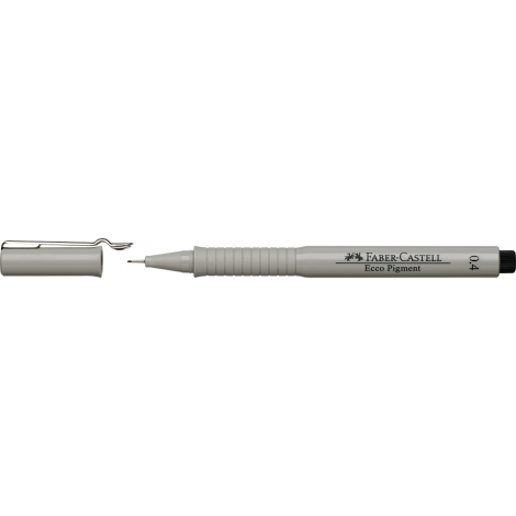 Cienkopis Faber-Castell Ecco Pigment, 0.4mm, czarny