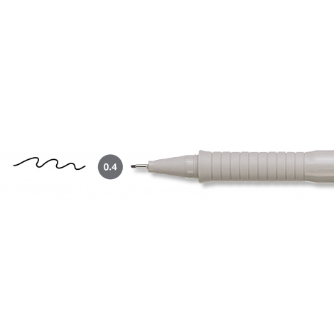 Cienkopis Faber-Castell Ecco Pigment, 0.4mm, czarny - 5