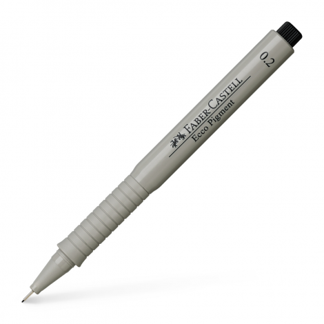 Cienkopis Faber-Castell Ecco Pigment, 0.2mm, czarny - 3