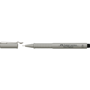 Cienkopis Faber-Castell Ecco Pigment, 0.2mm, czarny