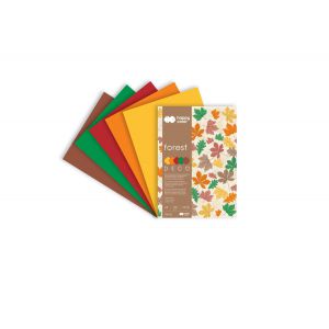 Blok Happy Color Deco Autumn A4/20/170g 5 kolorów