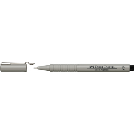 Cienkopis Faber-Castell Ecco Pigment, 0.5mm, czarny