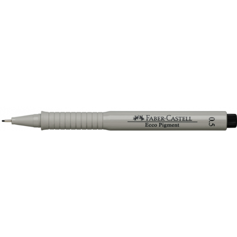 Cienkopis Faber-Castell Ecco Pigment, 0.5mm, czarny - 2