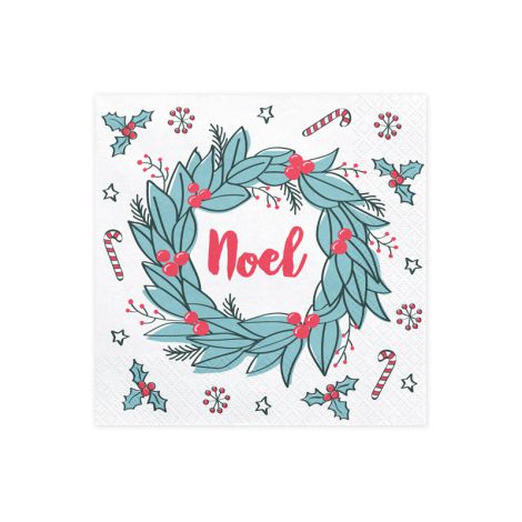 Serwetki Noel, 16,5 x 16,5 cm, 20 sztuk