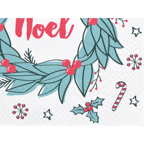 Serwetki Noel, 16,5 x 16,5 cm, 20 sztuk - 2
