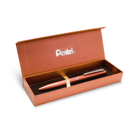 Pióro kulkowe Pentel 0.7mm, Czerwony - 3