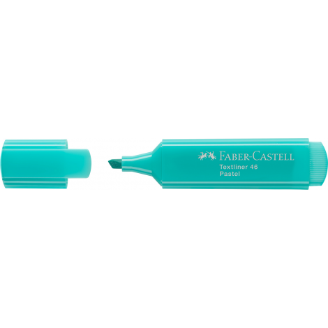 Zakreślacz Faber-Castell 1546 pastelowy, turkusowy