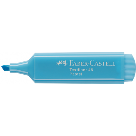 Zakreślacz Faber-Castell 1546 pastelowy, niebieski - 7